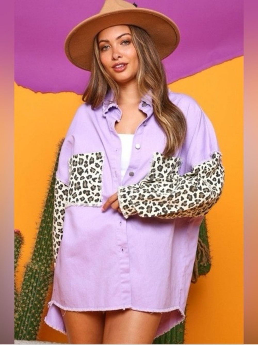 Fantastic Fawn Lilac Women’s Top - L